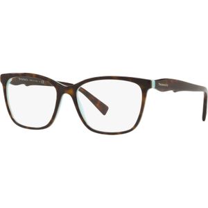 Tiffany Donna TF2175 8134 Optische monturen Acetato Marrone Trasparente Squadrata Normale