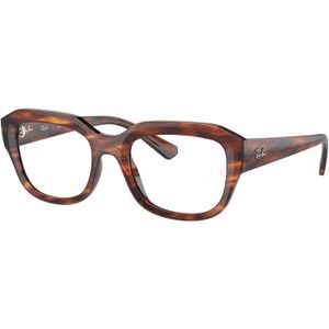 Ray - Ban Unisex RX7225 Leonid 8315 Optische monturen Geïnjecteerd Bruin Transparant Hurken Normaal