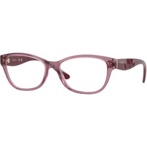 VOGUE EYEWEAR Donna VO5627 3024 Optische monturen Nylon Rosa Trasparente Farfalla Normale