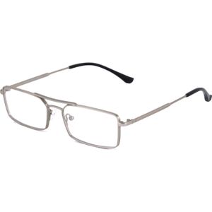 XLAB Unisex MAURITIUS Optische monturen Metaal Zilver  Hurken Blauw anti-licht