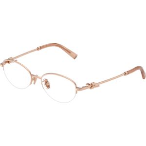 Tiffany Vrouw Tiffany TF1171D 6105 Optische monturen Metaal Goud Transparant Rotonde Normaal