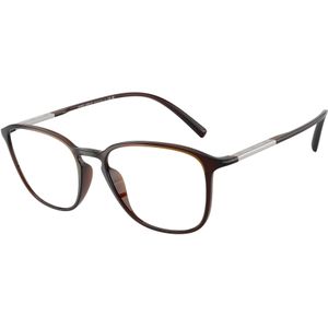 Giorgio Armani Man AR7276U 6239 Optische monturen Geïnjecteerd Bruin Transparant Kussen Normaal