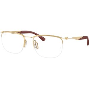 Ray - Ban Unisex RX7552  3211 Optische monturen Metaal Goud Transparant Hurken Normaal