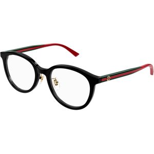 Gucci Vrouw GG1867OK 001 Optische monturen Acetaat Zwart Transparant Rotonde