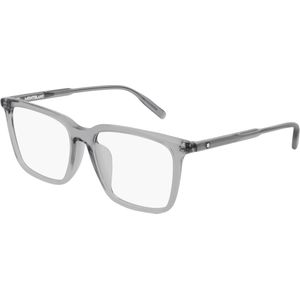Montblanc Man MB0011OA 004 Optische monturen Acetaat Grijs Transparant Hurken