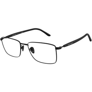 Giorgio Armani Man AR5150 3001 Optische monturen Staal Zwart Transparant Hurken Normaal