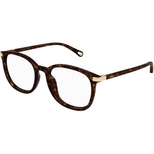 Chloé Vrouw Chloé CH0247OA 002 Optische monturen Acetaat Havana Transparant Kattenoog