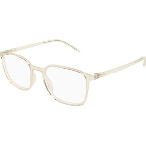 SAINT LAURENT Man SL 845 004 Optische monturen Bio-geïnjecteerd Geel Transparant Kwadraat