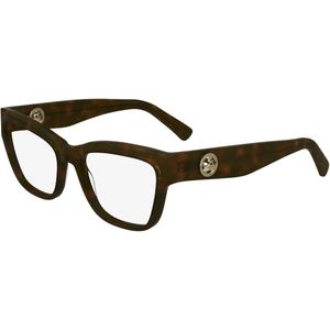 LONGCHAMP Vrouw LO2743 242 Optische monturen Acetaat Havana  Kattenoog Normaal Normaal
