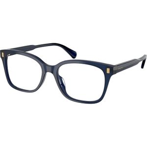Ralph Lauren Vrouw RA7174U 6059 Optische monturen Acetaat Blauw Transparant Hurken Normaal