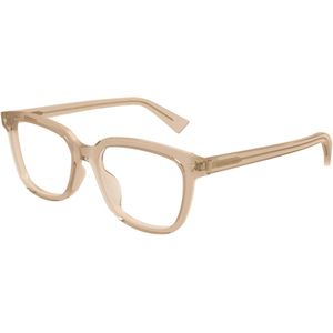 Bottega Veneta Vrouw BV1229OA 007 Optische monturen Acetaat Bruin Transparant Kwadraat