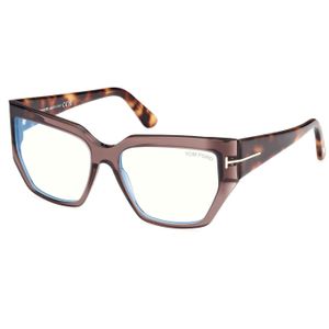 TOM FORD Vrouw FT5951-B 48 Optische monturen Acetaat Bruin  Hurken Normaal