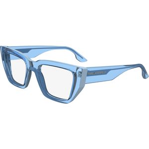 Karl Lagerfeld Vrouw KL6153 450 Optische monturen Geïnjecteerd Luchtblauw  Kattenoog Normaal Normaal