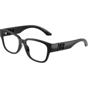 Dolce & Gabbana Kind DX5006  501 Optische monturen Geïnjecteerd Zwart Transparant Kwadraat Normaal