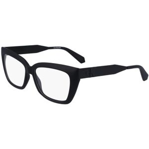 Calvin Klein Vrouw CKJ23618 002 Optische monturen Plastic Zwart-opaco  Kattenoog