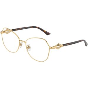 Jimmy Choo Vrouw JC2011 3023 Optische monturen Metaal Goud Transparant Rotonde Normaal