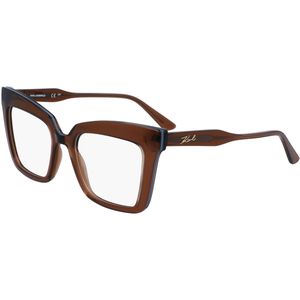 Karl Lagerfeld Vrouw KL6136 200 Optische monturen Geïnjecteerd Bruin  Hurken Normaal Normaal