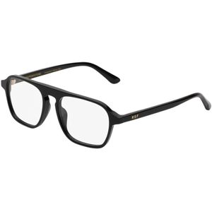 Retrosuperfuture Uniseks LBK NUMERO 142 NERO Optische monturen Acetaat Zwart  Kwadraat