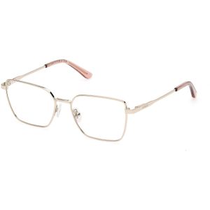 Guess Unisex GU50168 032 Optische monturen Metaal Goud  Geometrisch Normaal