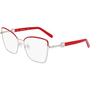 Ferragamo Vrouw SF2223N 744 Optische monturen Metaal Geel  Hurken Normaal Normaal