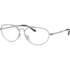 Ray - Ban Unisex RX6454 2501 Optische monturen Metaal Zilver  Rotonde