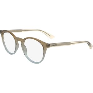 Calvin Klein Unisex CK23549 342 Optische monturen Bio-injectie Groente  Geometrisch Normaal