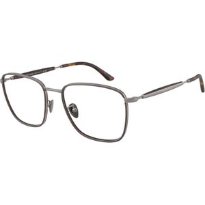 Giorgio Armani Man AR5160J  3003 Optische monturen Metaal Grijs Transparant Kussen Normaal