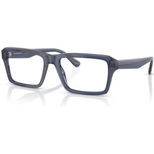 Emporio Armani Man EA3206 5072 Optische monturen Plastic Transparant blauw  Vierkant