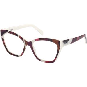 Emilio Pucci Vrouw EP5216 099 Optische monturen Acetaat Veelkleurig  Vlinder Normaal