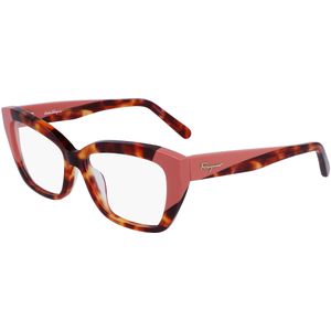Ferragamo Vrouw SF2938 641 Optische monturen Plastic Roze schildpad  Vierkant  Fotochromatisch