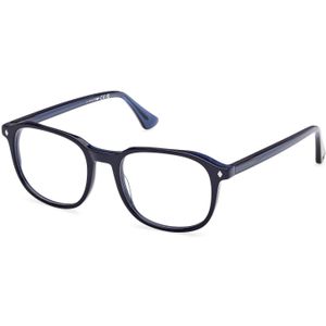 Web Man WE5454 92 Optische monturen Acetaat Blauw  Hurken Normaal