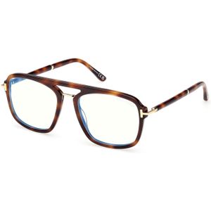 TOM FORD Man FT6086-B 053 Optische monturen Acetaat Havana  Kwadraat Normaal
