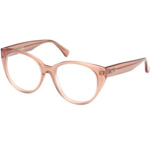 Max Mara Vrouw MM5161 045 Optische monturen Acetaat Bruin  Rotonde Normaal