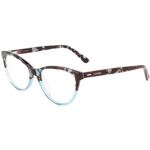 Calvin Klein Vrouw CK21519 454 Optische monturen Plastic Havana/Blue  Kattenoog