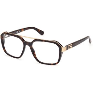 Guess Man GU50138 052 Optische monturen Acetaat Havana  Hurken Normaal