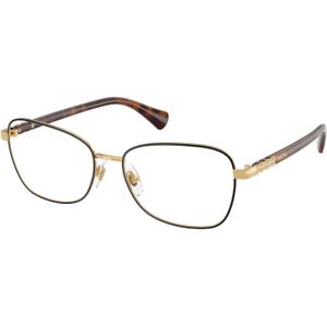 Ralph Lauren Vrouw RA6062  9443 Optische monturen Metaal Zwart Transparant Hurken Normaal