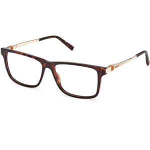 Timberland Man TB50080 052 Optische monturen Geïnjecteerd Havana  Kwadraat Normaal