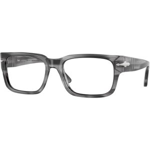 Persol Man PO3315V 1192 Optische monturen Acetaat Grijs Transparant Hurken Normaal