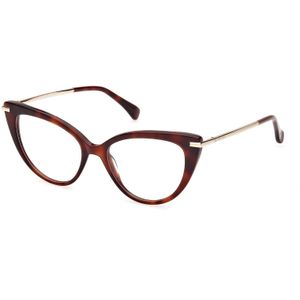 Max Mara Vrouw MM5145 052 Optische monturen Acetaat Havana  Kattenoog Normaal