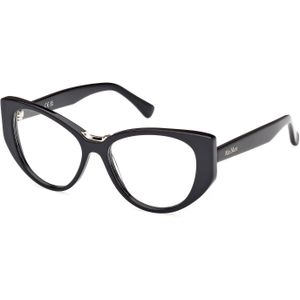 Max Mara Vrouw MM5142 001 Optische monturen Acetaat Zwart  Rotonde Normaal