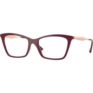 VOGUE EYEWEAR Donna VO5624 2875 Optische monturen Nylon Rosso Trasparente Farfalla Normale
