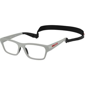 Prada Linea Rossa Man PS 03RV 13Z1O11 Optische monturen Geïnjecteerd Grijs Transparant Kussen Normaal