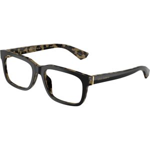 Dolce & Gabbana Man DG3432  3404 Optische monturen Acetaat Zwart Transparant Hurken Normaal