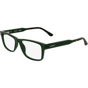 Lacoste Uomo L2977 301 Optische monturen Bio-iniettato Verde  Squadrata Normale
