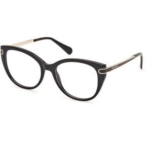 MAX&Co Vrouw MO5135 001 Optische monturen Geïnjecteerd Zwart  Rotonde Normaal