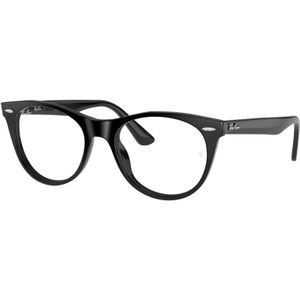 Ray - Ban Unisex RX2185V 2000 Optische monturen Plastic Zwart  Pantos