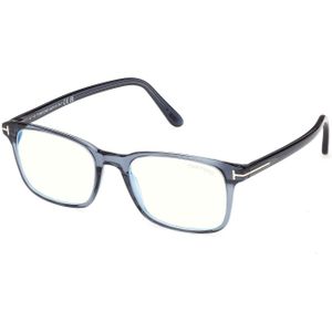TOM FORD Man FT5831-B 090 Optische monturen Acetaat Blauw  Kwadraat Normaal