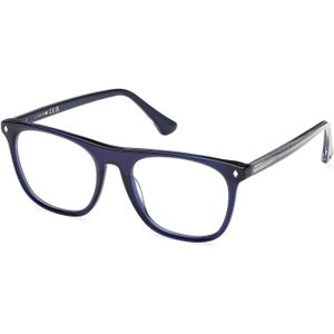 Web Man WE5462 092 Optische monturen Acetaat Blauw  Kwadraat Normaal