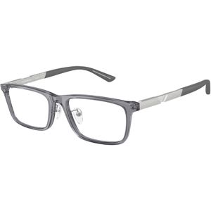 Emporio Armani Man EA3251D 6206 Optische monturen Acetaat Grijs Transparant Hurken Normaal