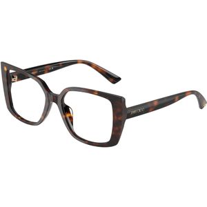 Jimmy Choo Vrouw JC3024U 5002 Optische monturen Acetaat Schildpad Transparant Vlinder Normaal